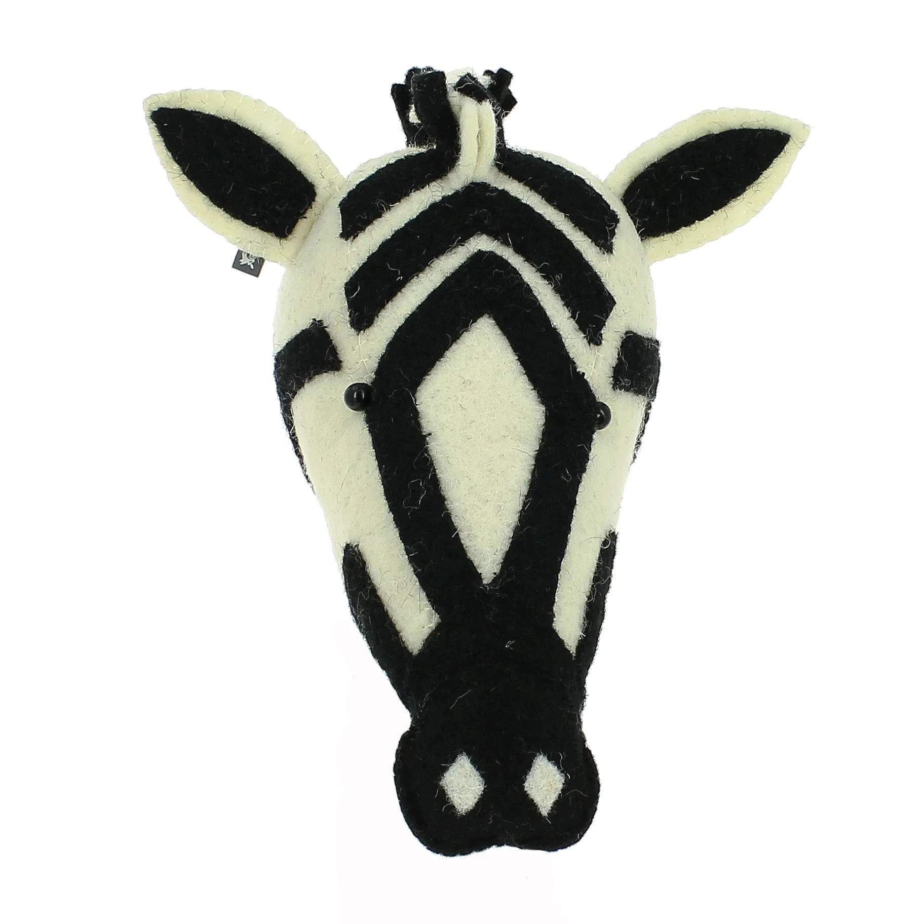 Mini Zebra Head Wall Mount