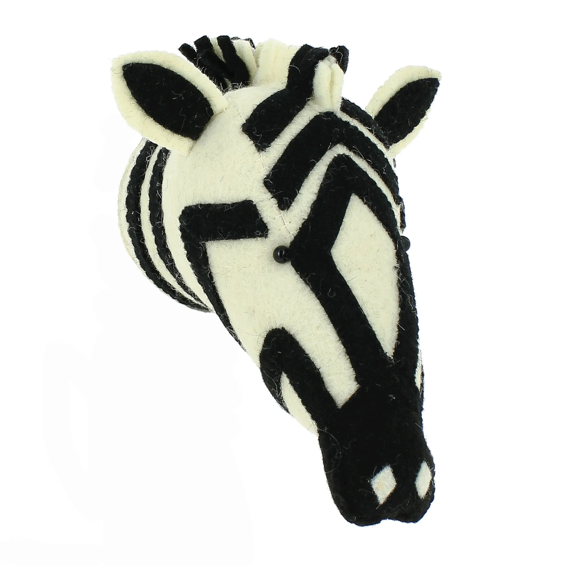 Mini Zebra Head Wall Mount