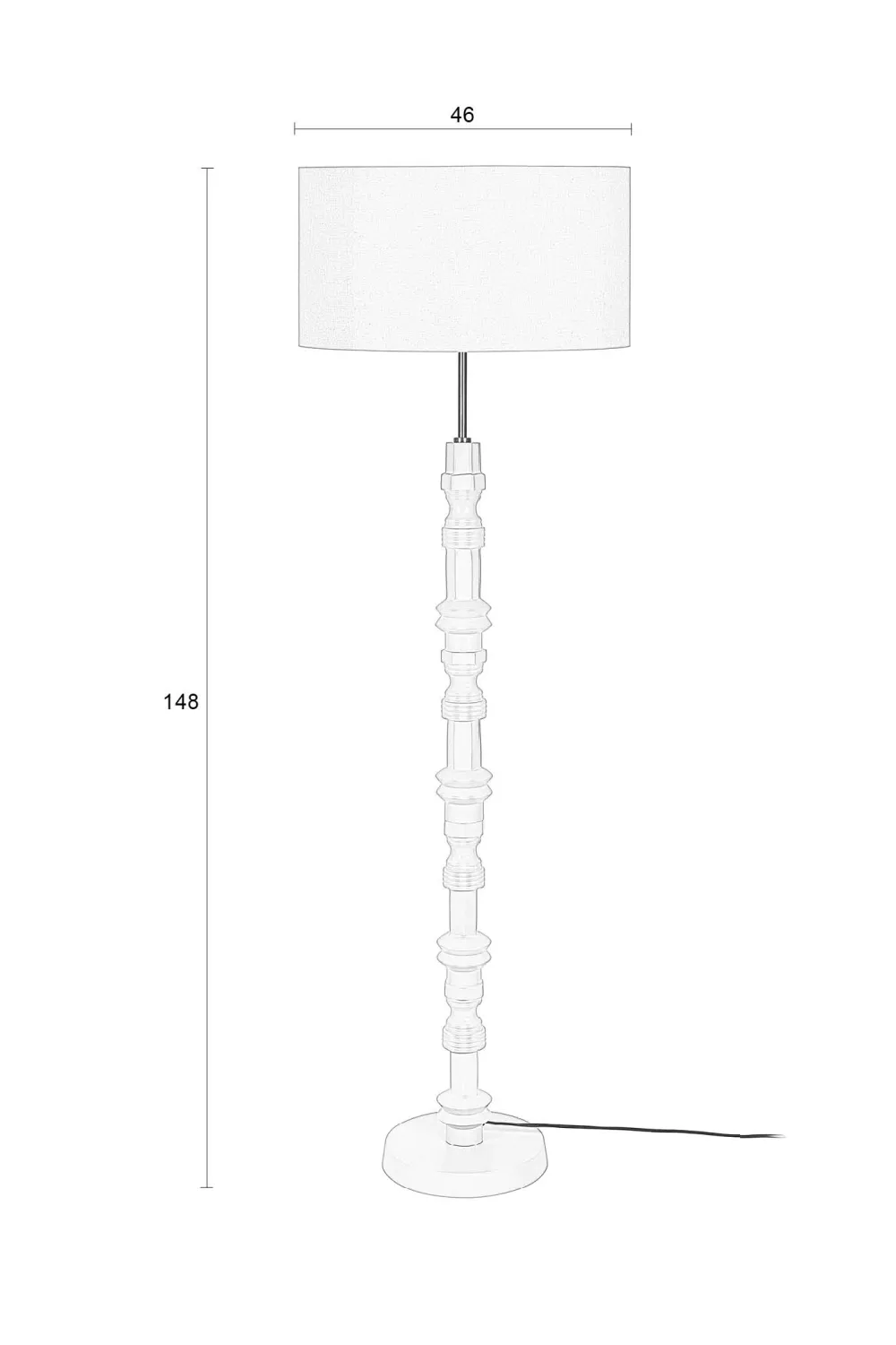 Modern Classic Floor Lamp | Zuiver Totem