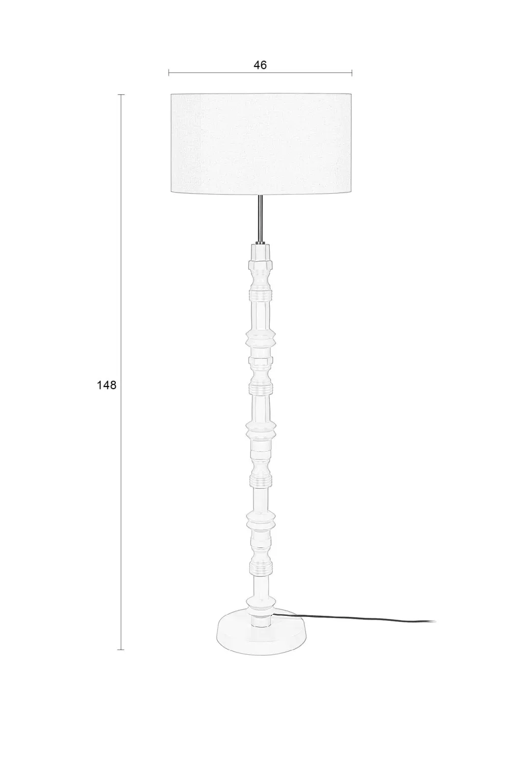 Modern Classic Floor Lamp | Zuiver Totem