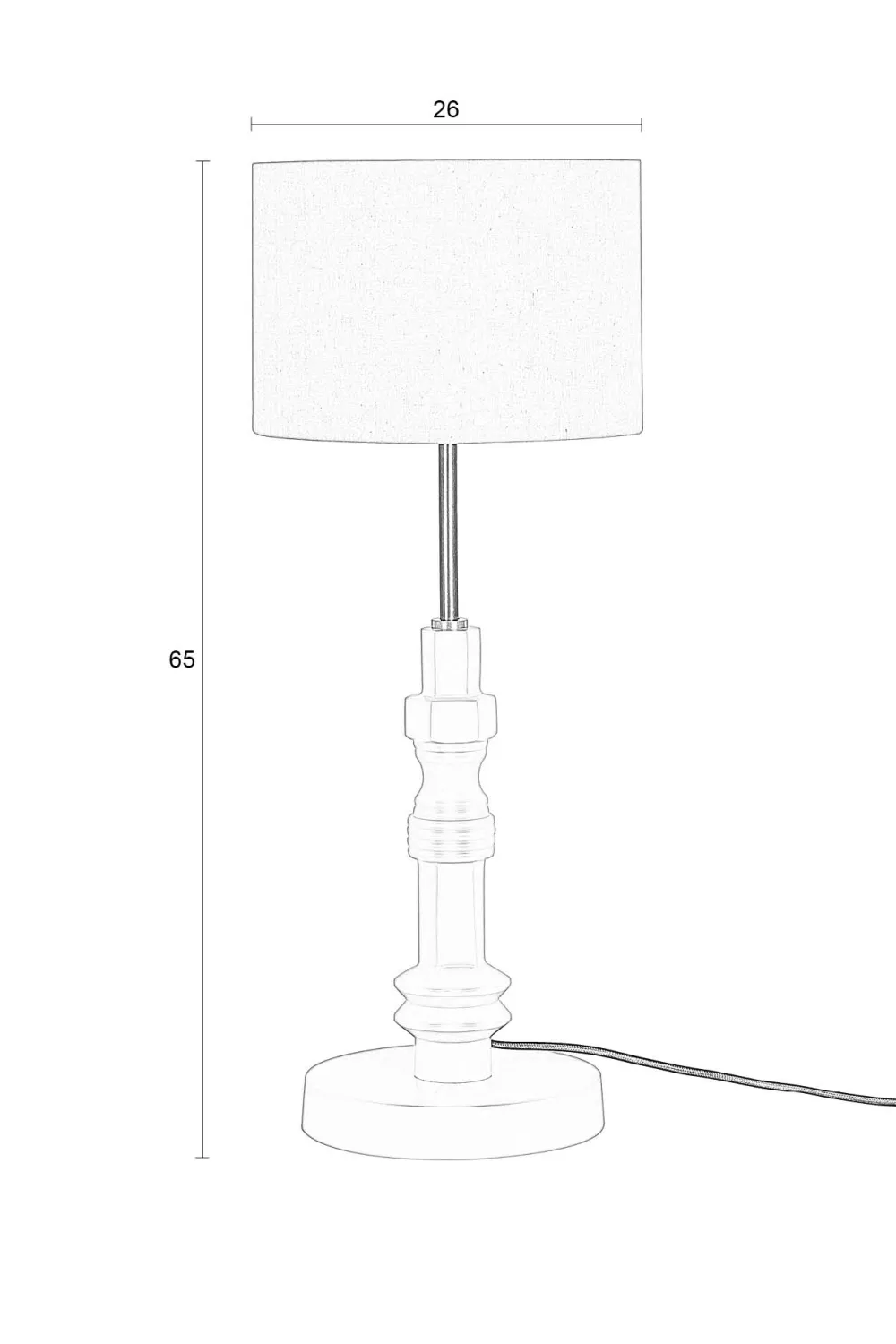 Modern Classic Table Lamp | Zuiver Totem