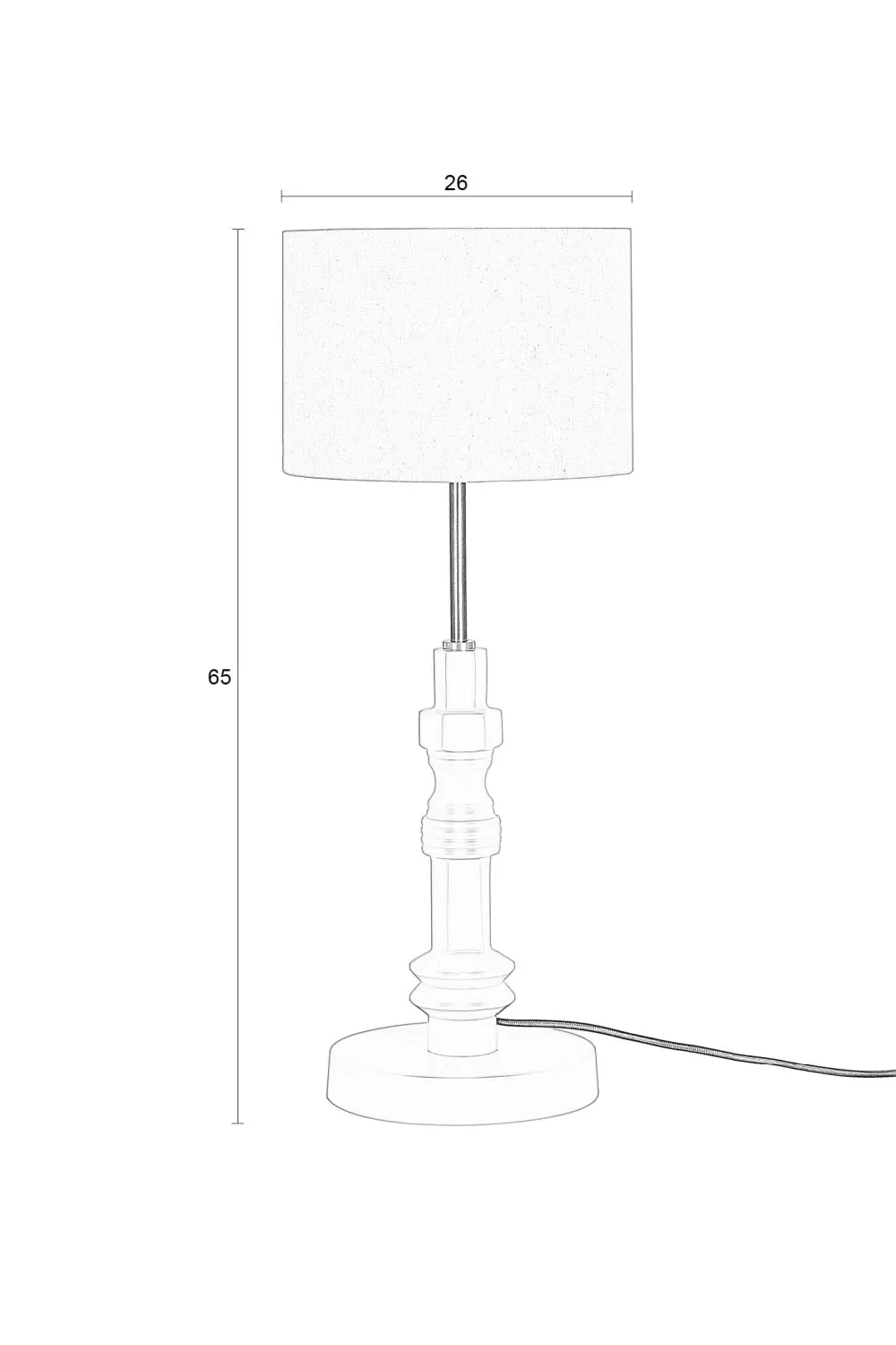 Modern Classic Table Lamp | Zuiver Totem