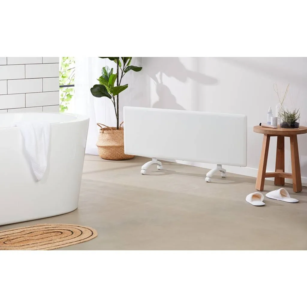 Nobo NTL4R20-FS40 2kW White Wi-Fi Panel Heater with Castors