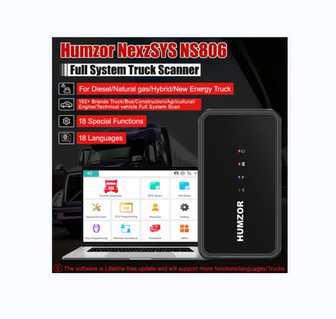 NS806 diesel vehicle diagnostic, natural gas vehicle, engine