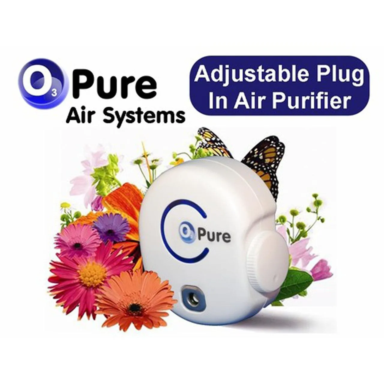 O3 PURE AAP 50 Plug-In Adjustable Air Purifier