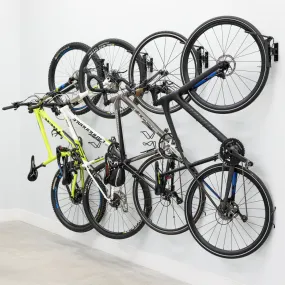 OUTLET | Swivel Mount Bike Storage Rack | 4 Bicycle | Garage Wall Hook