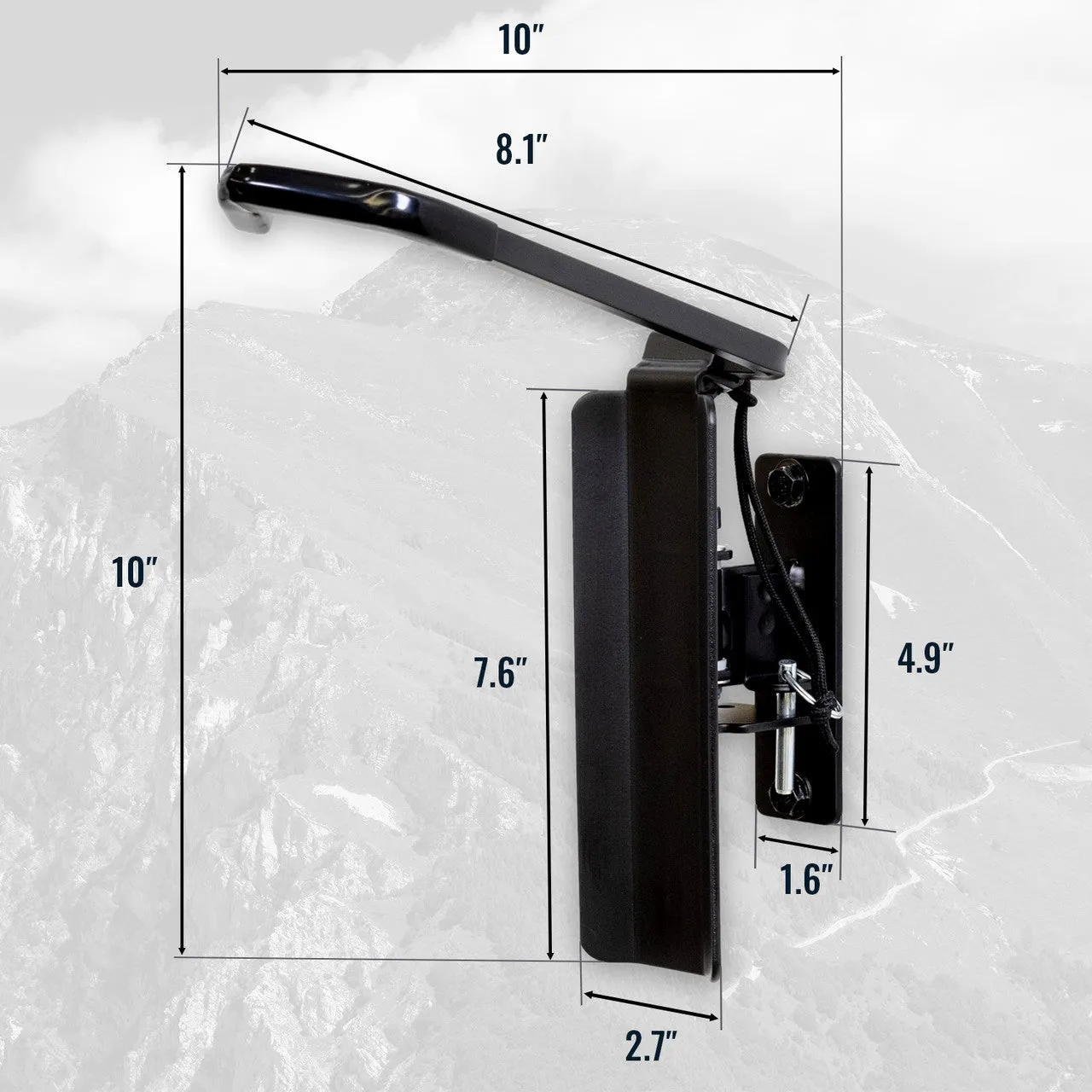 OUTLET | Swivel Mount Bike Storage Rack | Garage Wall Hook