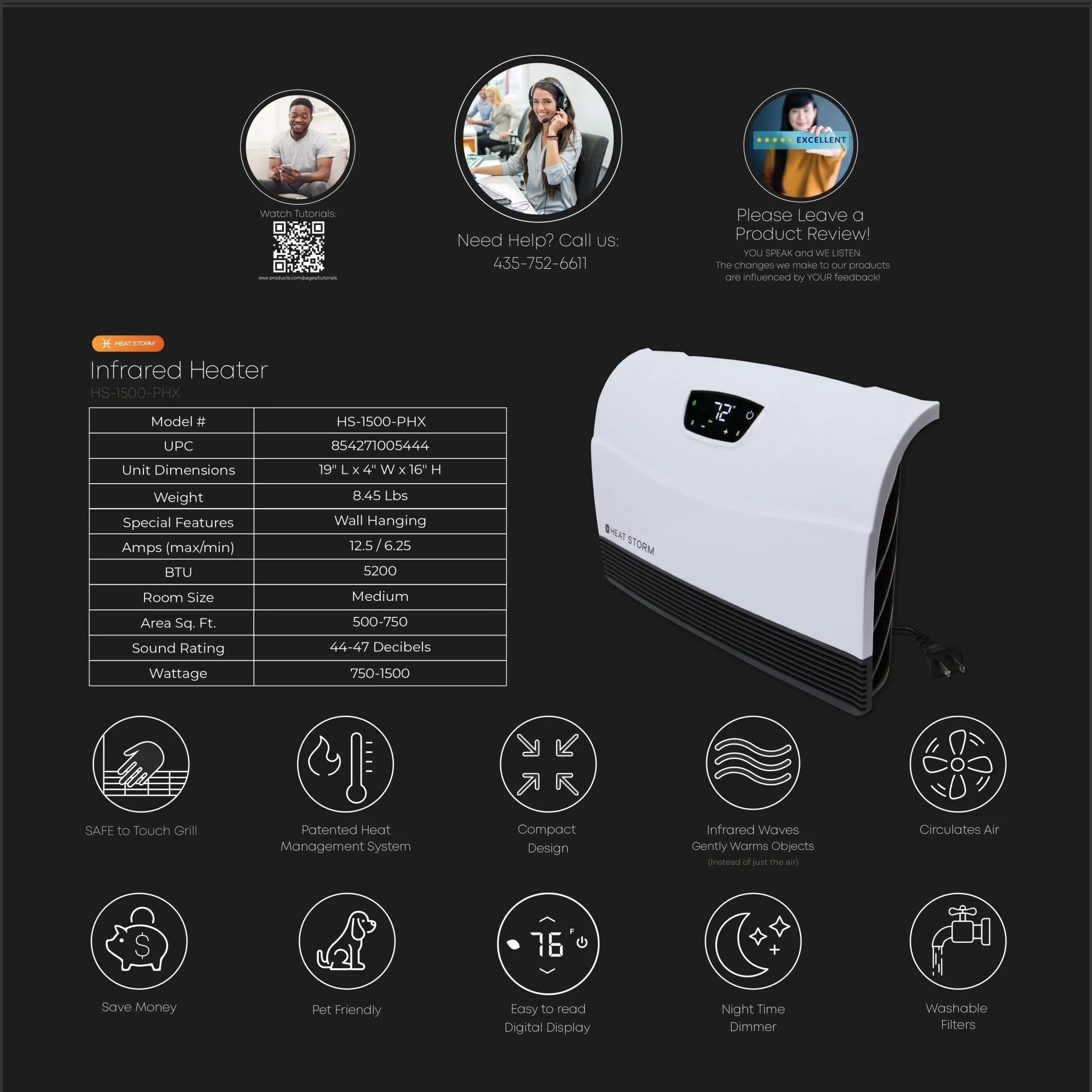 Phoenix Infrared Space Heater