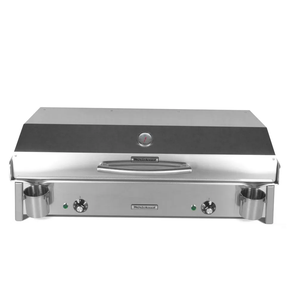 Plancha électrique Anthéa E870   Couvercle   2 ustensiles - Planchaelec