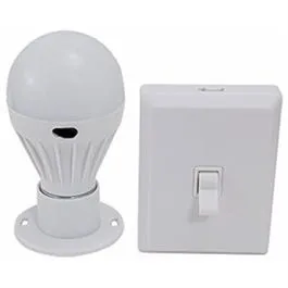 Portable Wireless Light Bulb   Remote