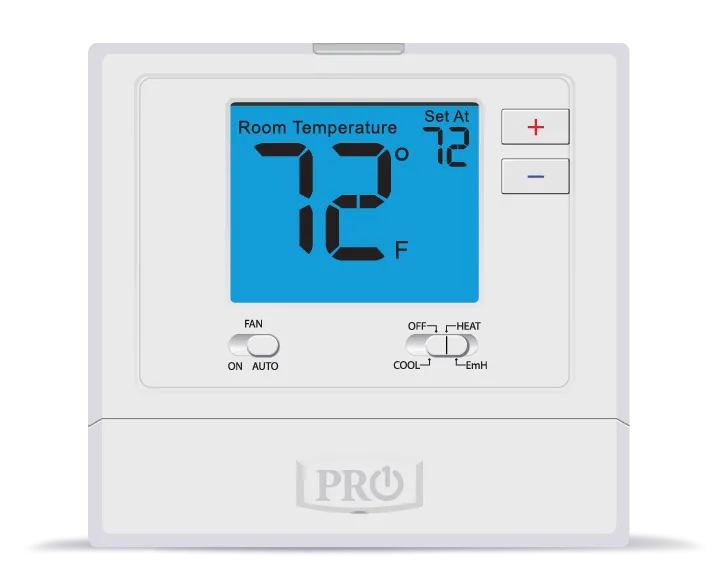 Pro1 IAQ T721  2 Heat / 1 Cool Non-Programmable Thermostat