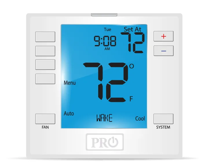 Pro1 IAQ T755 3 Hot/2 Cold 7 Day Programmable Thermostat