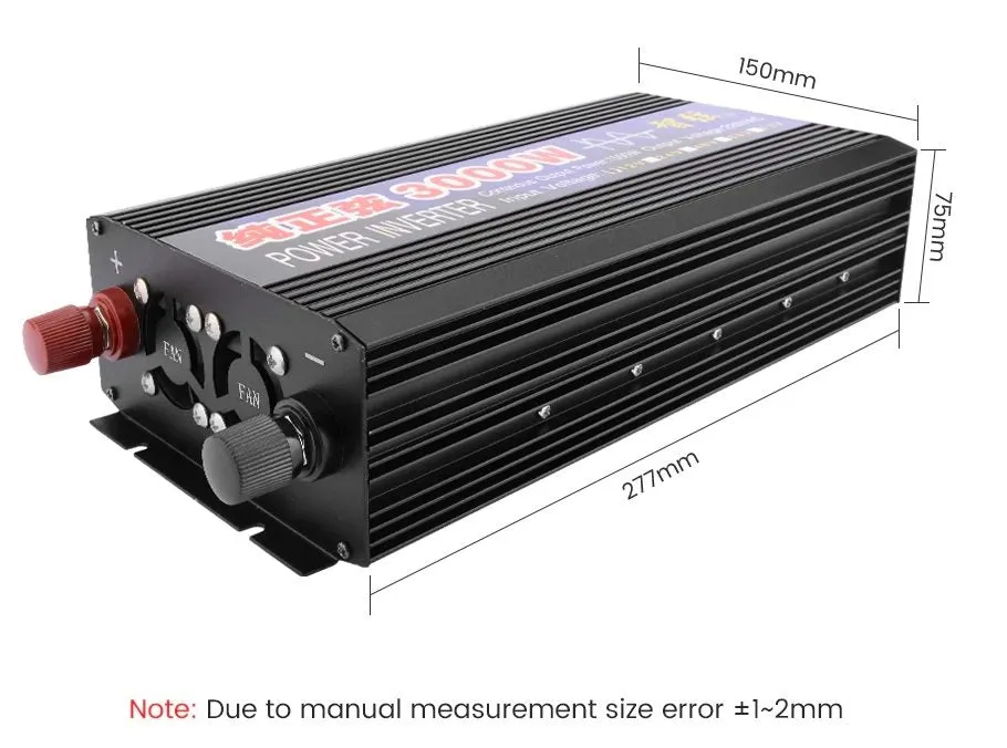 Pure Sine Wave Inverter 3000W 12V