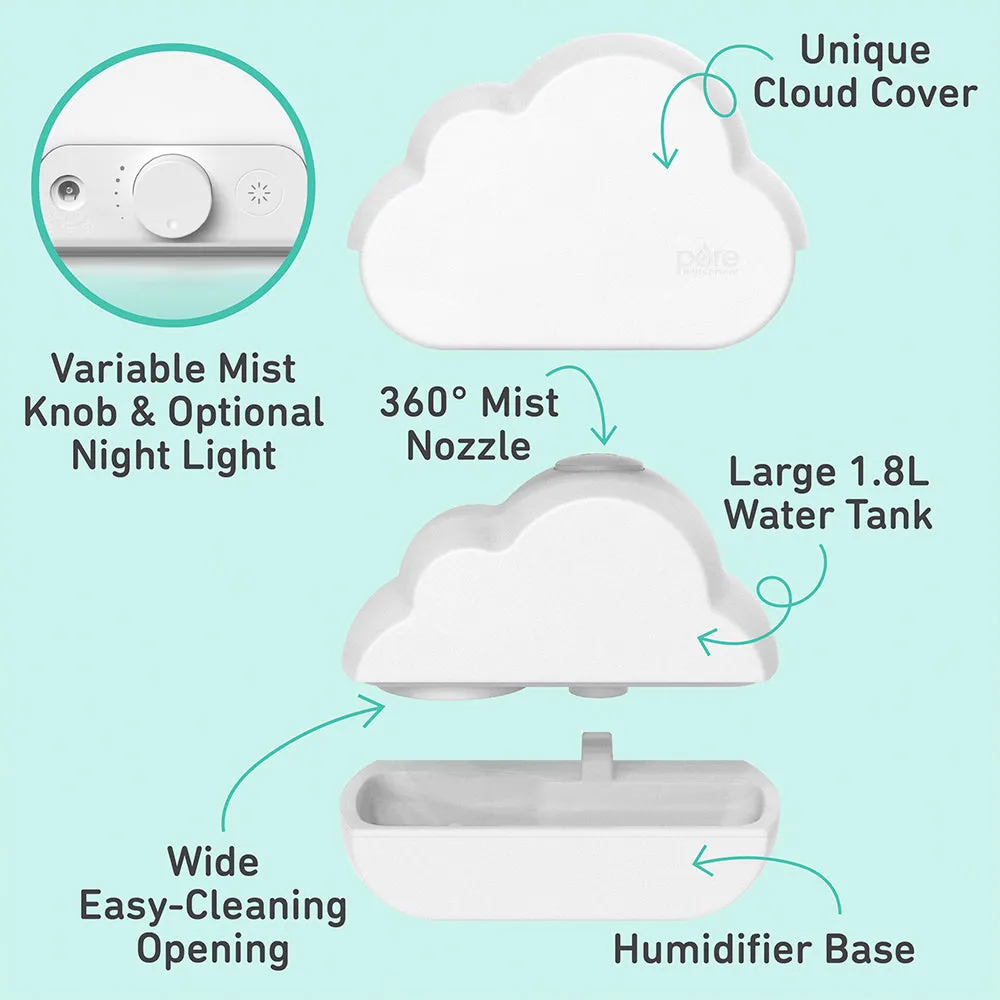 PureBaby® Cloud Ultrasonic Cool Mist Humidifier
