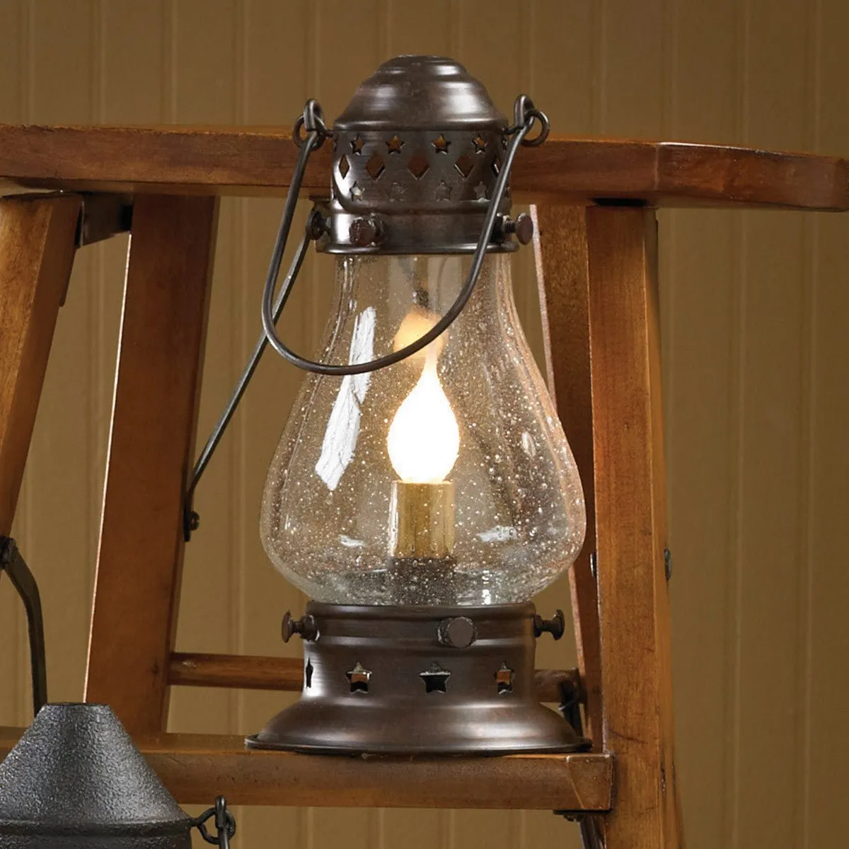 Rustic Copper 9.5" Tall Onion Lamp