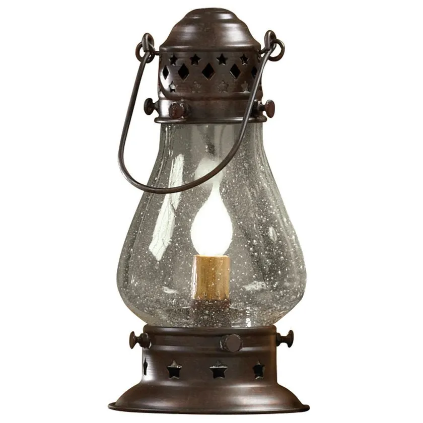 Rustic Copper 9.5" Tall Onion Lamp