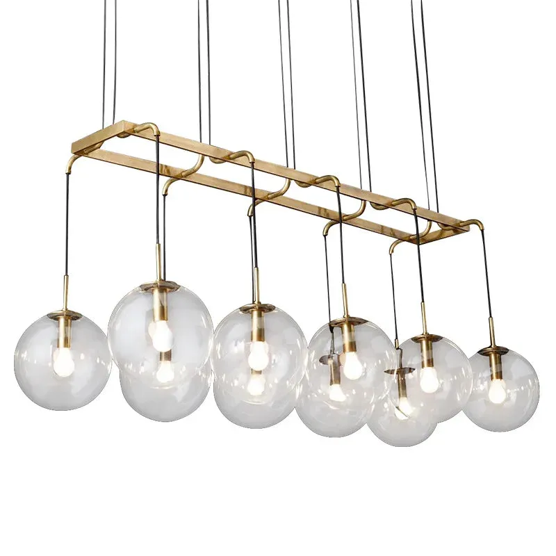 SAVA| Molecule Hall Living Room Restaurant Suspension Light Fixtures Minimalist Design Glass Ball Chandelier