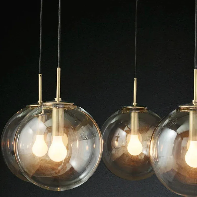 SAVA| Molecule Hall Living Room Restaurant Suspension Light Fixtures Minimalist Design Glass Ball Chandelier