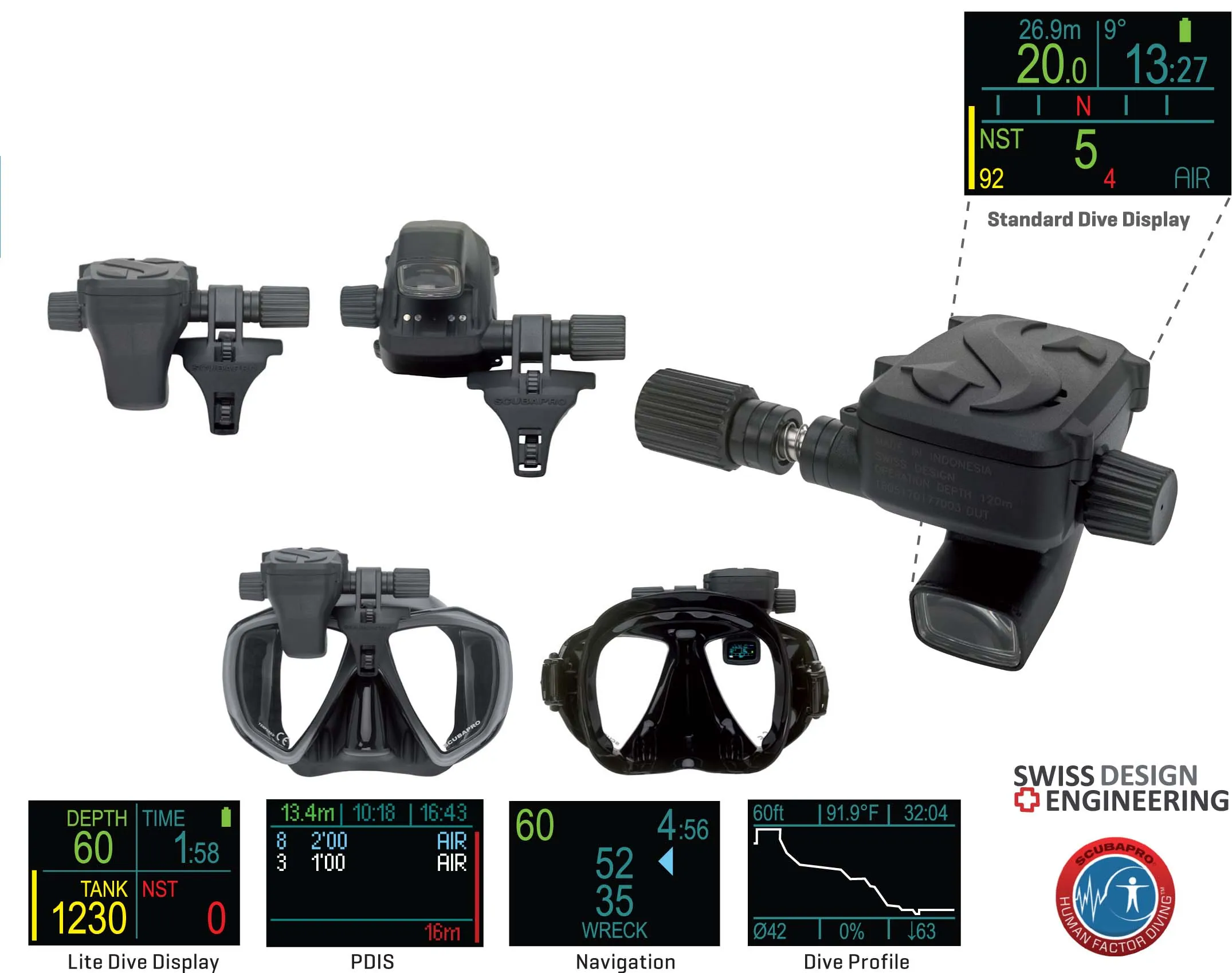 SCUBAPRO Galileo HUD