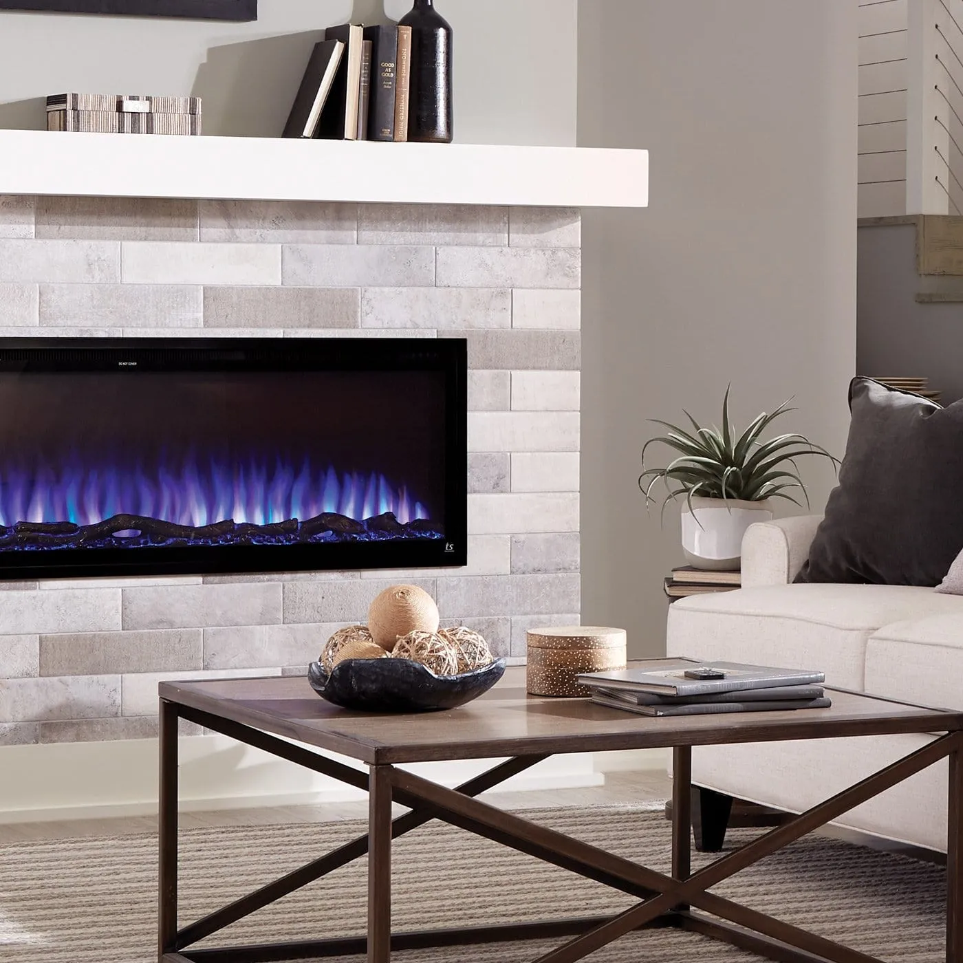 Sideline Elite 50 Inch Refurbished Recessed Electric Fireplace