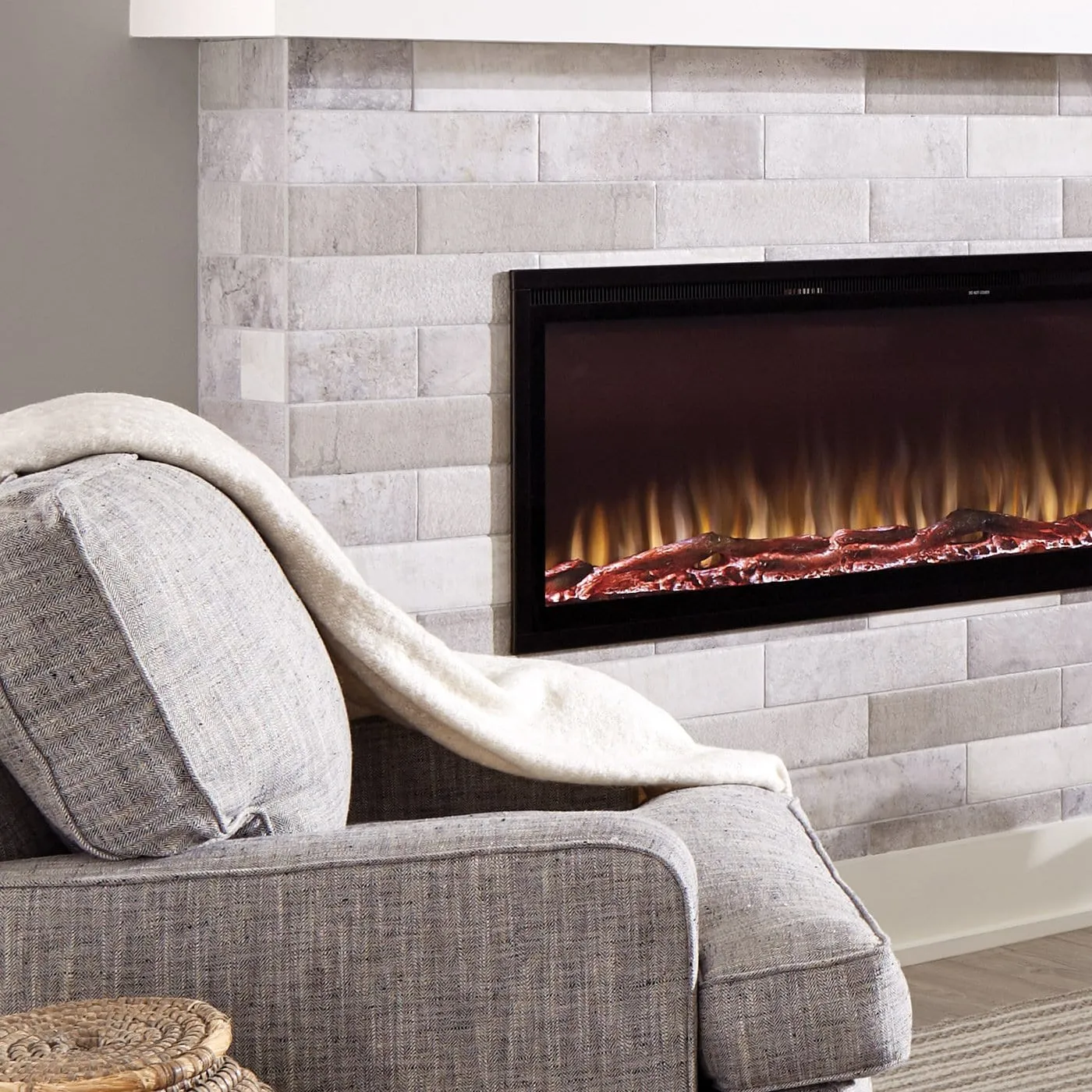 Sideline Elite 50 Inch Refurbished Recessed Electric Fireplace