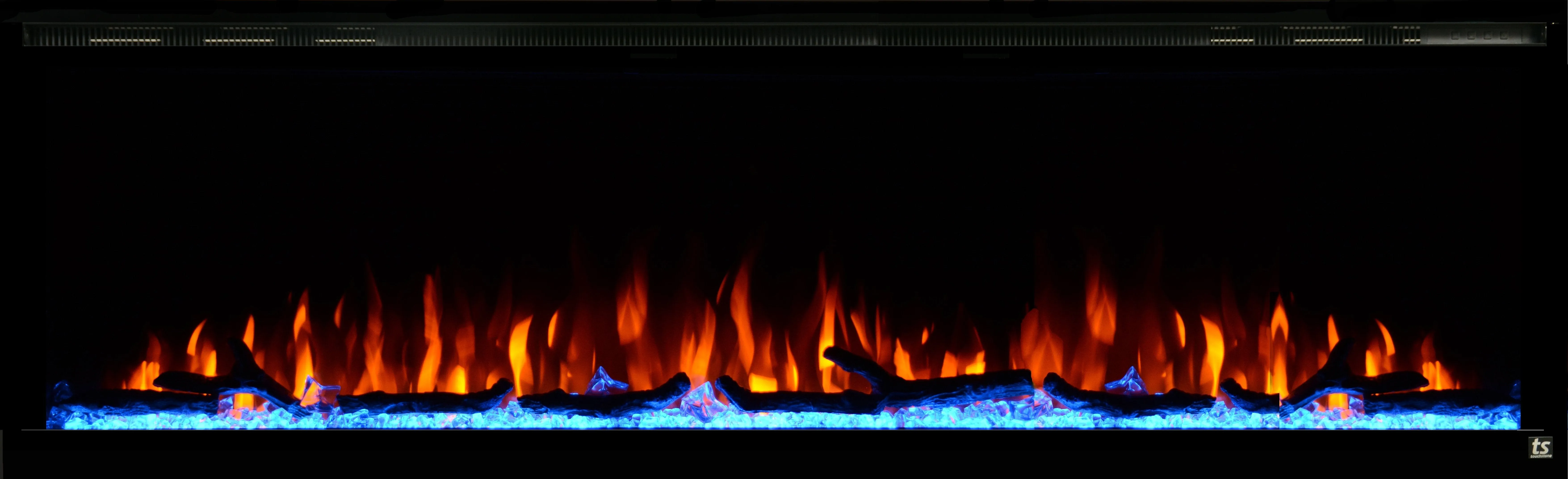 Sideline Elite 72 Inch Refurbished Recessed Electric Fireplace