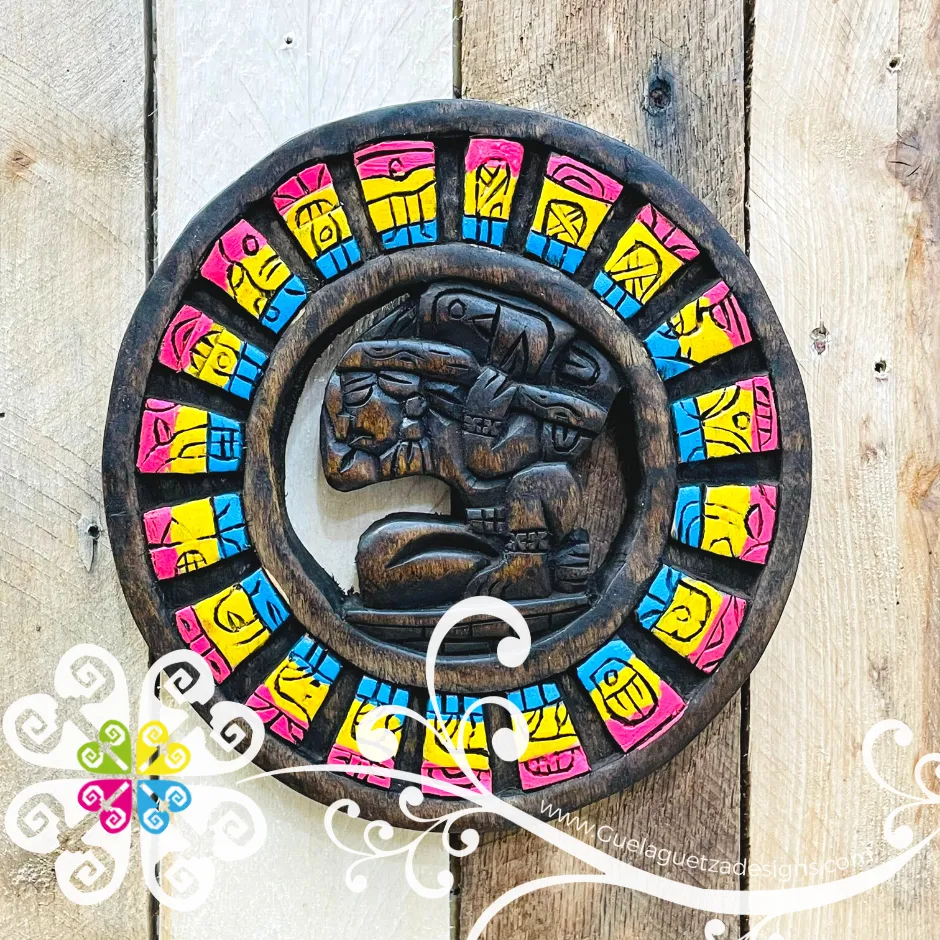 Small Hand Carve Mexican Calendars