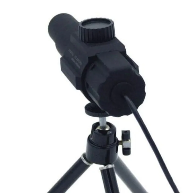 Smart Digital Telescope USB Microscope Video Camera Playback Function Live Streaming(Black)
