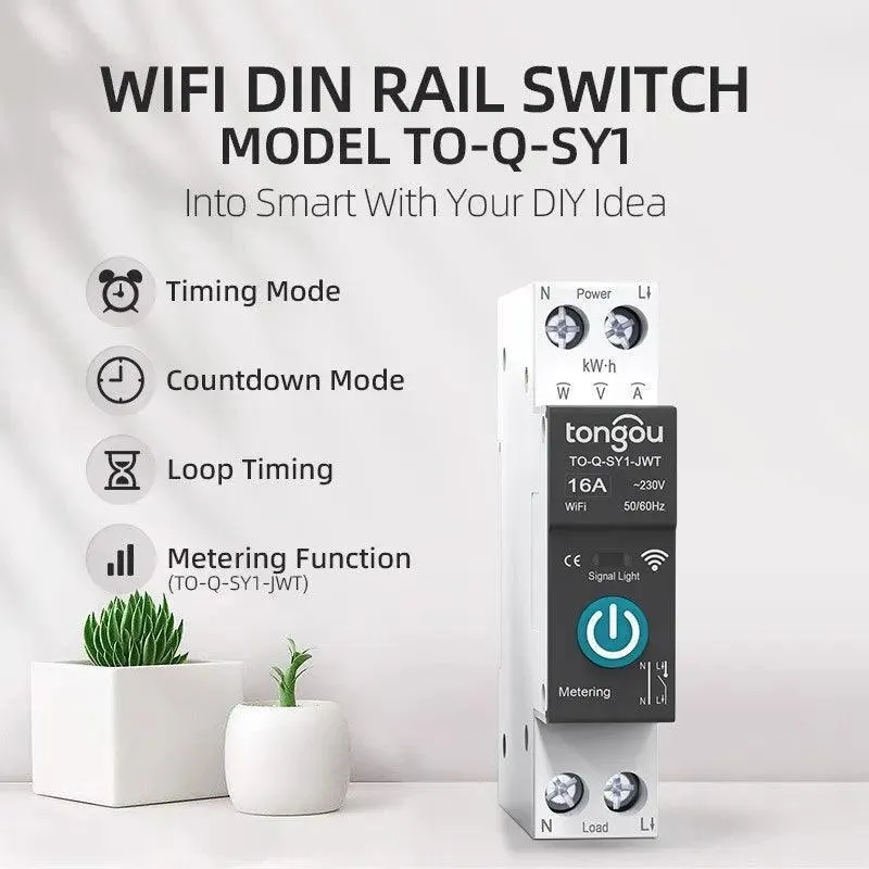 Smart WiFi Circuit Breaker: Wireless Smart Home Automation Solution