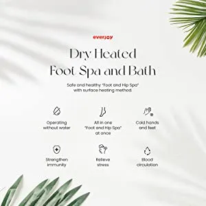Special Bundle: 2 EVERJOY Dry Heated Infrared Foot Bath Without Water