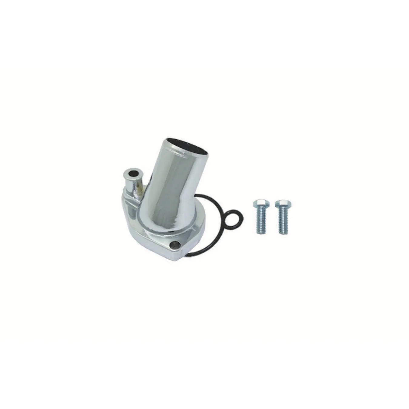 Specialty Products 15 Degree Water Neck - 1-1/2 in ID Hose - Chrome - Small Block Ford