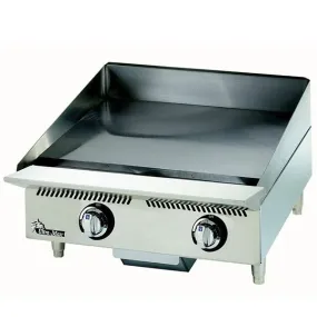 Star 8G-824TCHSA Ultra-Max® 60,000 BTU 24" Thermostatic Control Gas Griddle Chrome Plate