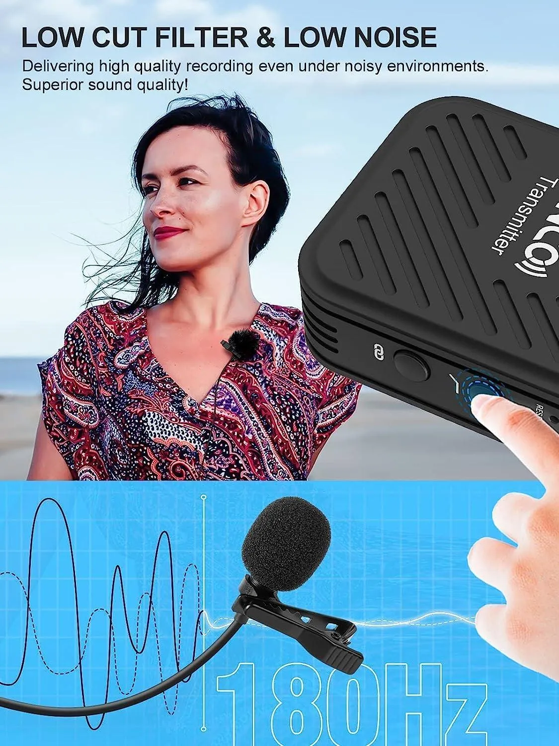 SYNCO (WAir-G1-A1) Ultracompact Digital Wireless Microphone System for Mirrorless/DSLR Cameras (2.4 GHz)
