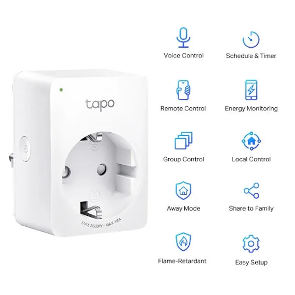 TAPO P110 | Mini Smart Wi-Fi Plug, Energy Monitoring