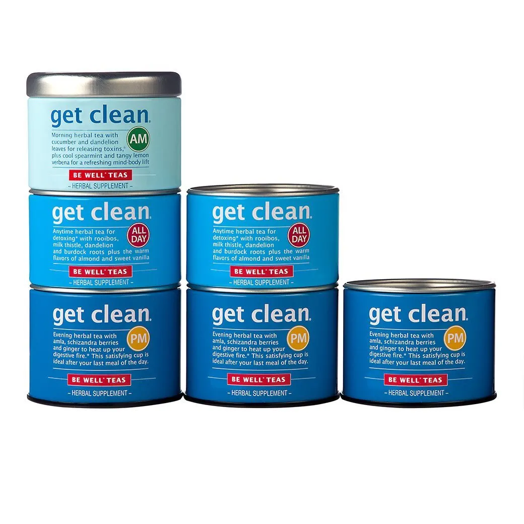 The Republic of Tea Get Clean Stackable Tea Tin 42 Ct.