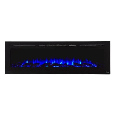 The Sideline 72 Inch Recessed Smart Electric Fireplace 80015