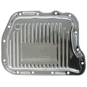 Trans-Dapt Chrome Transmission Pan - Torqueflite 727 Finned Bottom