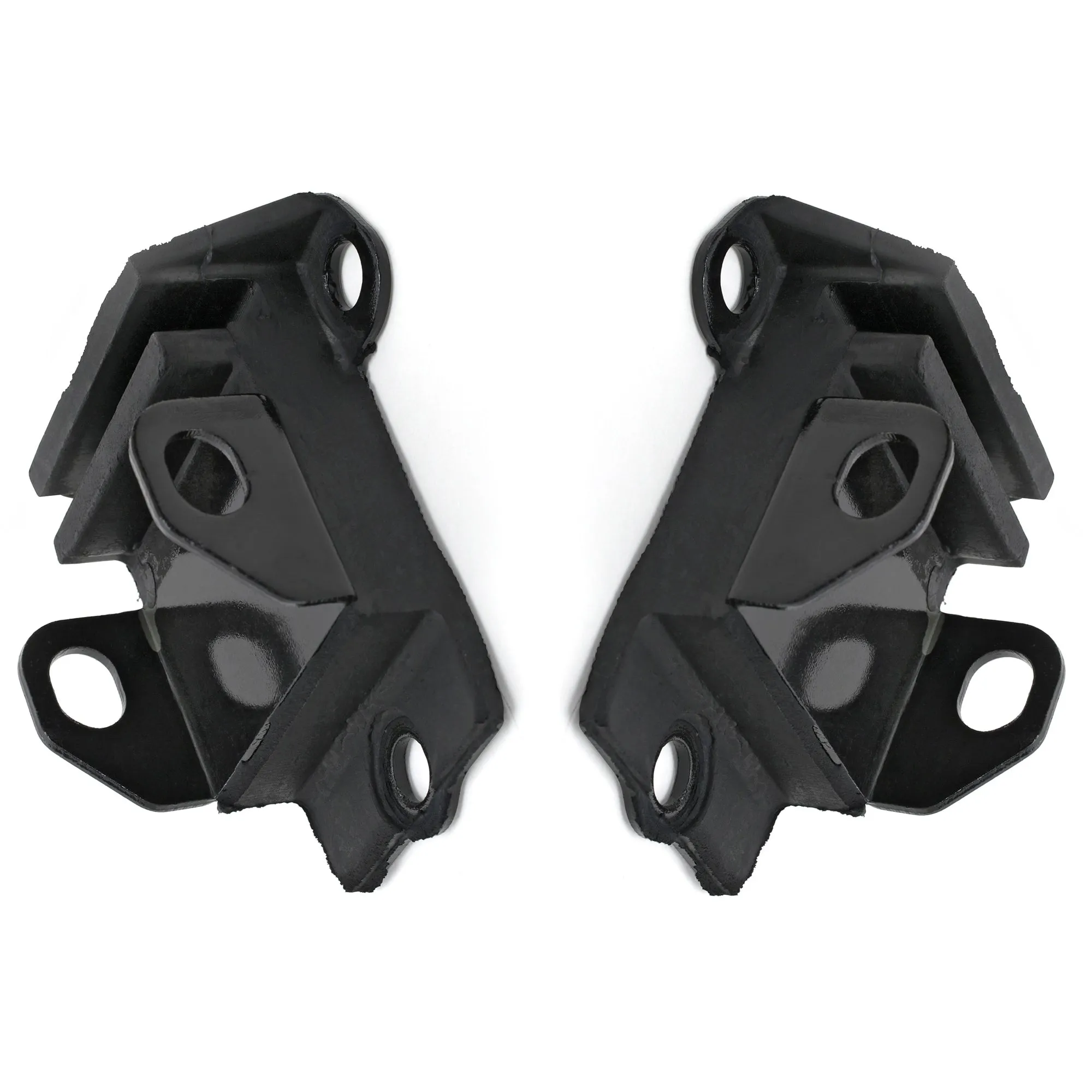 Trans-Dapt Motor Mount - Frame Pad - Bolt-On - Rubber Pads - Chevy V8 - Pair