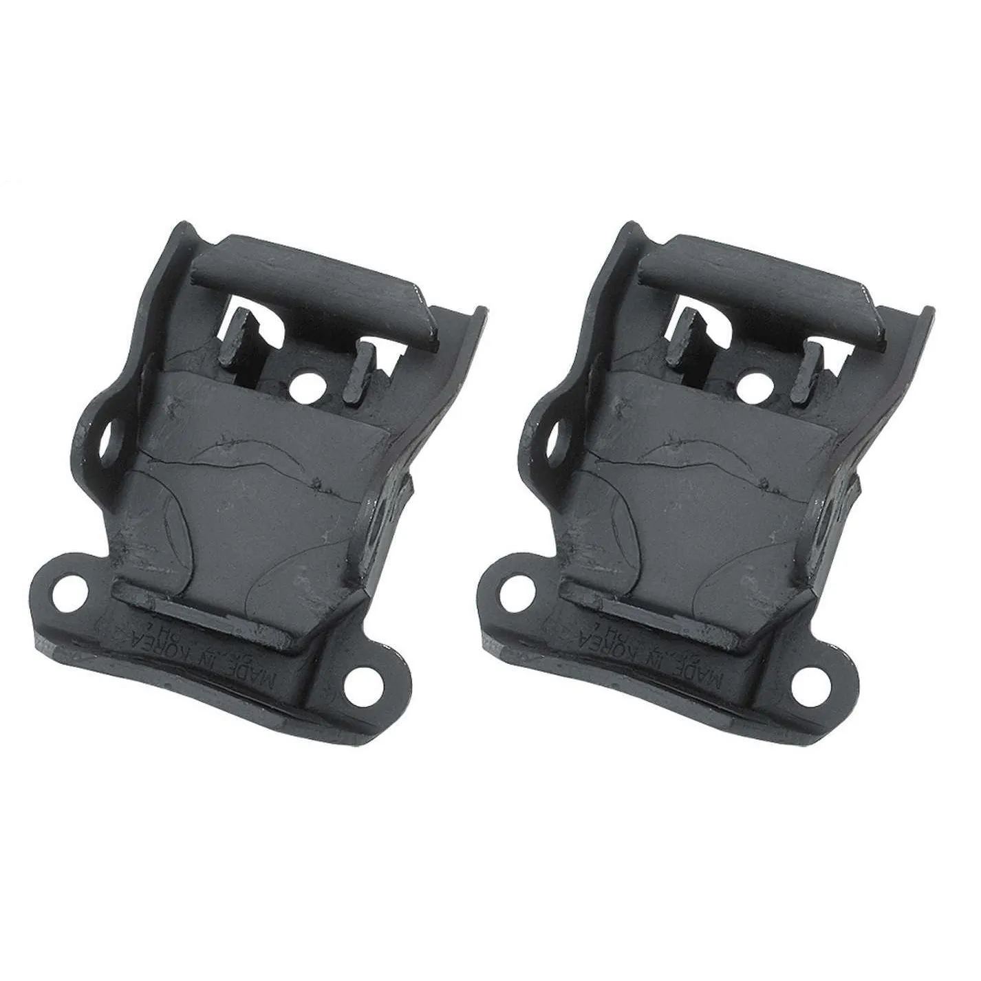 Trans-Dapt Motor Mount - Frame Pad - Bolt-On - Rubber Pads - Chevy V8 - Pair