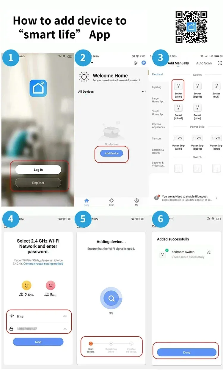 Tuya WiFi Smart Plug 16A/20A EU Power Monitor Switch Smart Socket With Timing Function Smart Life Support Alexa Google Home