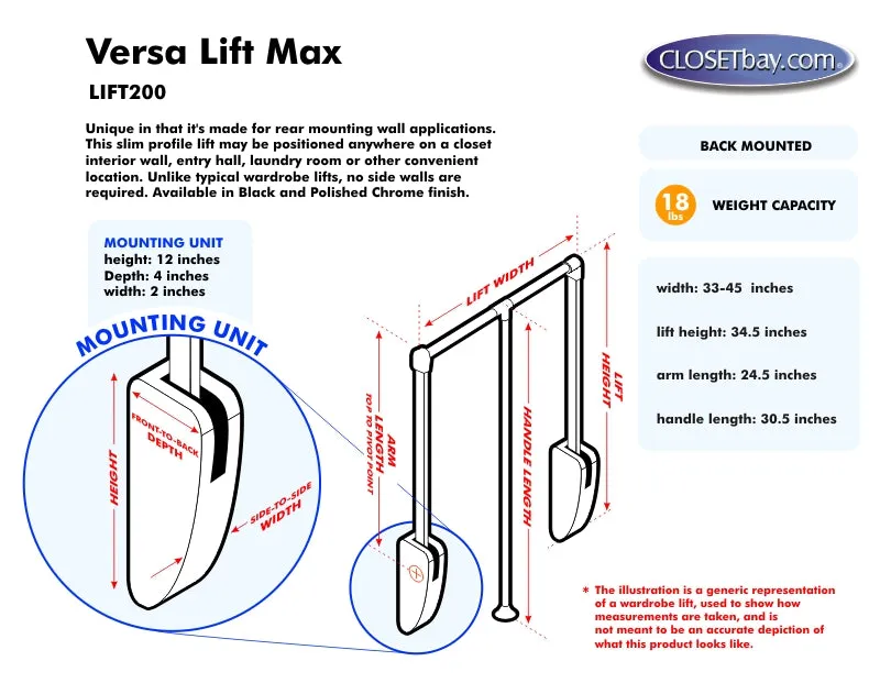 Versa Lift Max - Silver