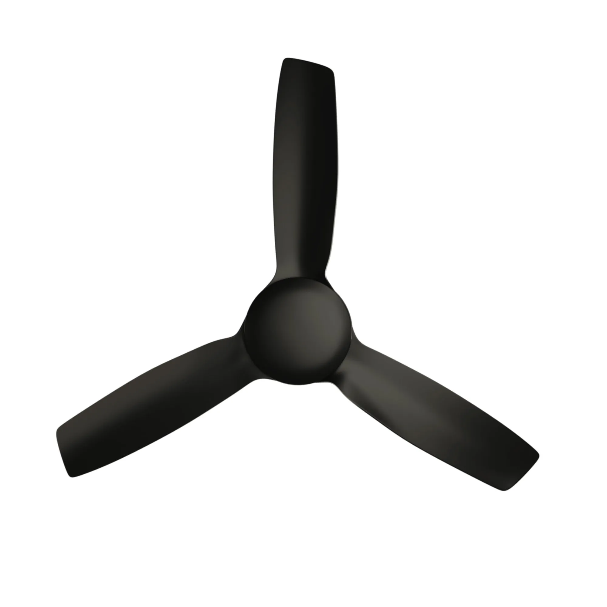 Vevare 52'' Ceiling Fan DC Motor 3 ABS Blades with Remote Control Timer Black