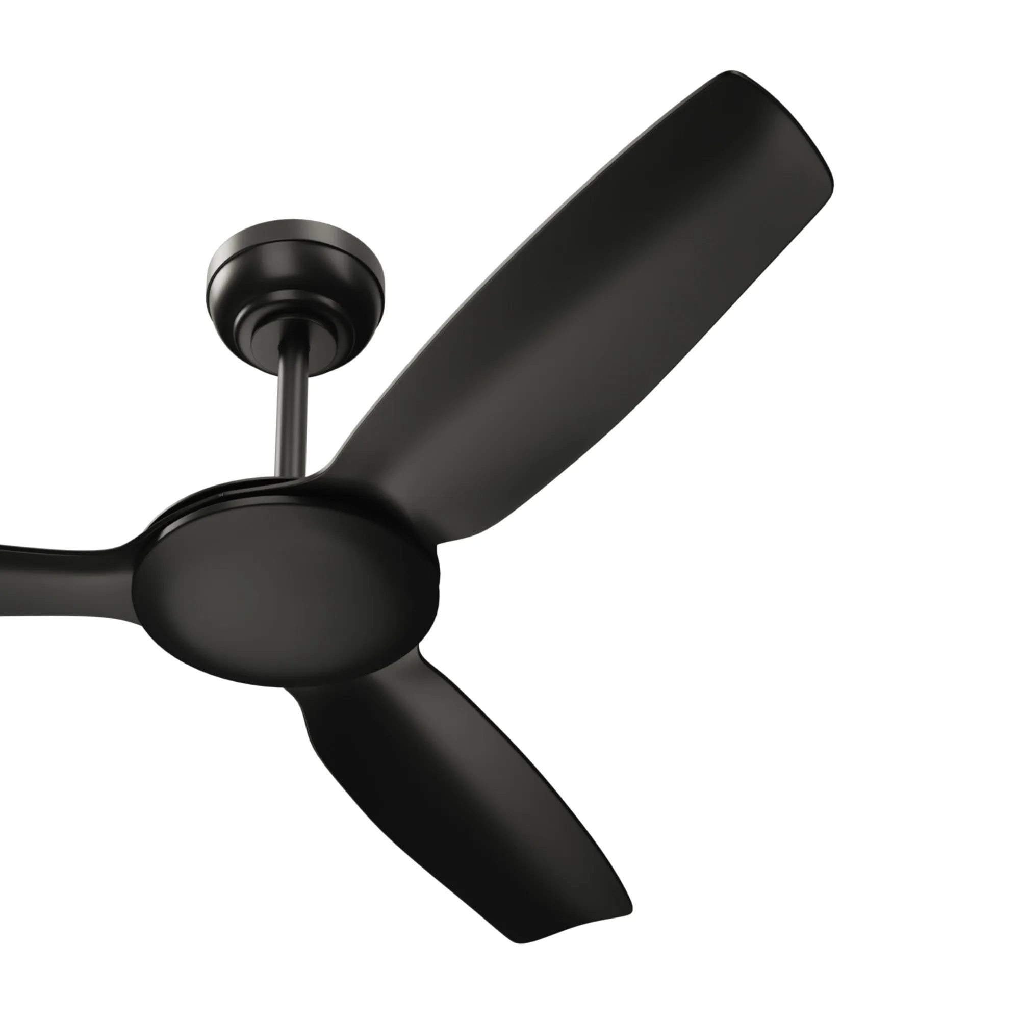 Vevare 52'' Ceiling Fan DC Motor 3 ABS Blades with Remote Control Timer Black