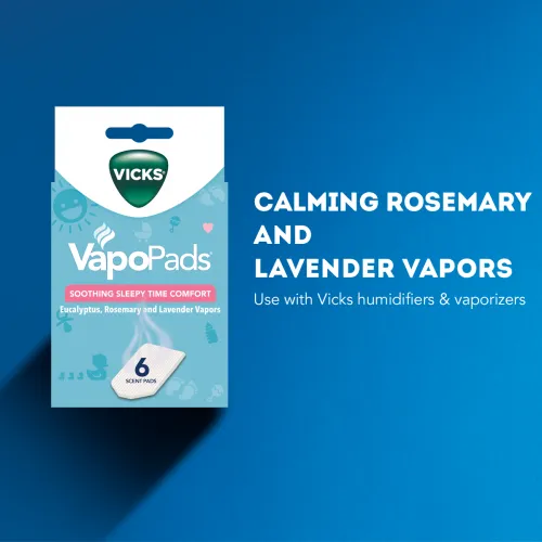 Vicks Soothing Sleepy Time Comfort VapoPads (VBR-5-V) 6 Pack