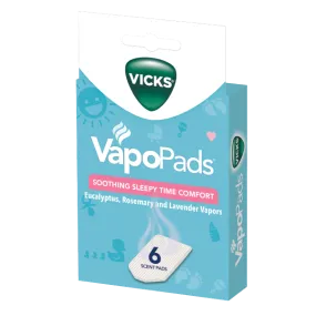 Vicks Soothing Sleepy Time Comfort VapoPads (VBR-5-V) 6 Pack