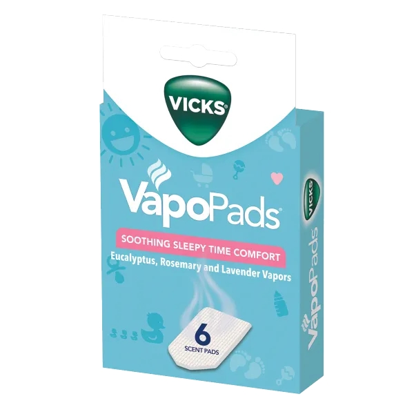 Vicks Soothing Sleepy Time Comfort VapoPads (VBR-5-V) 6 Pack