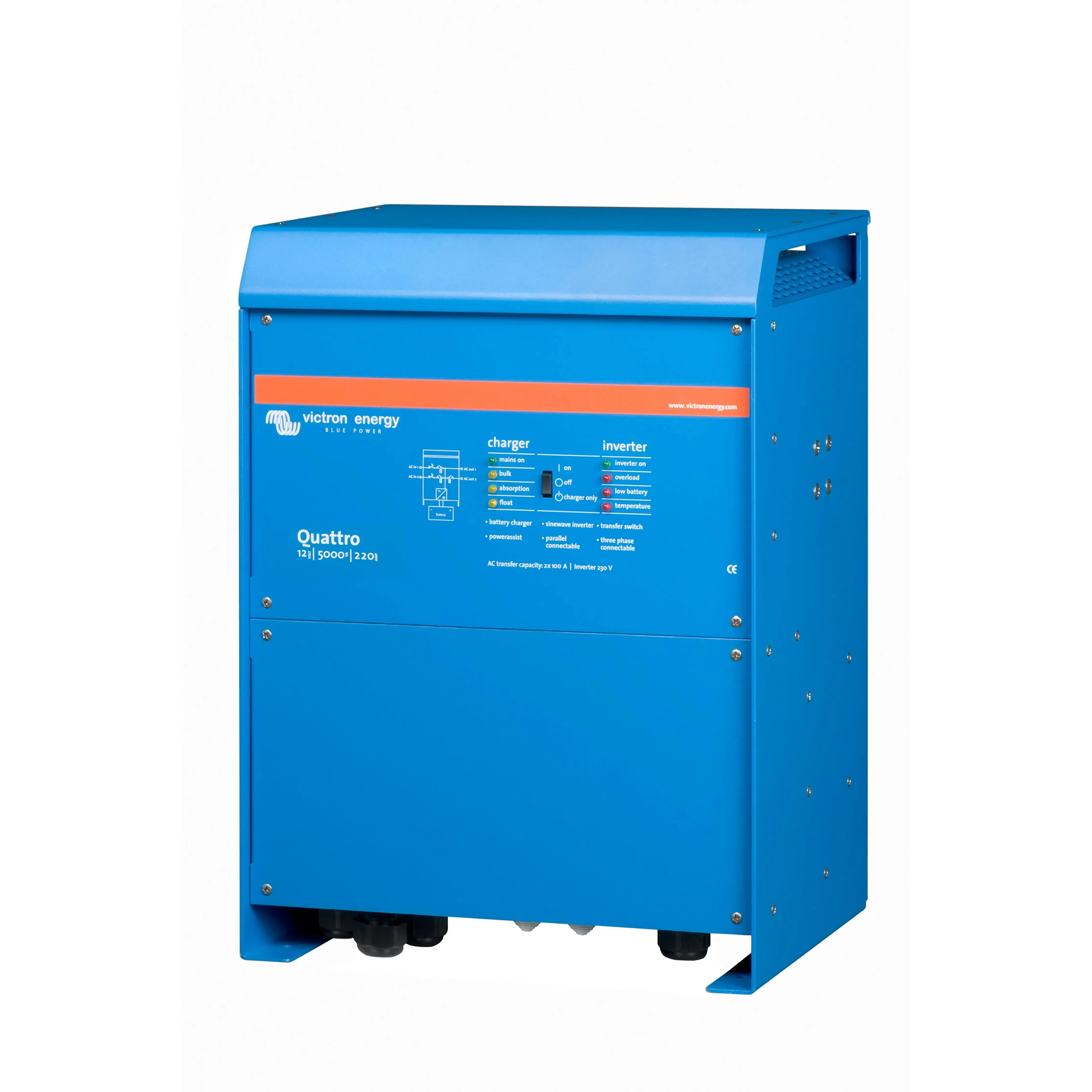 Victron Quattro 5000VA 12V 230VAC Inverter/Charger [EU Model]