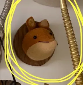 Wall Mount Fox