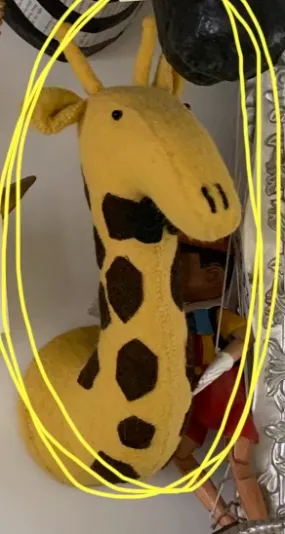 Wall Mount Giraffe