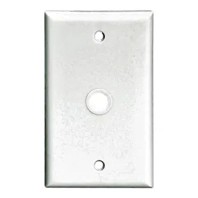 WALL PLATE TV/COAXIAL 1G WHITE
